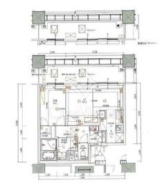 白金ザ・スカイ 15階 間取り図