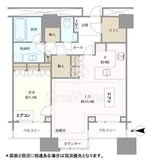 高輪ザ・レジデンス 34階 間取り図