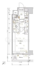 Log反町sta. (ログ反町sta.) 5階 間取り図