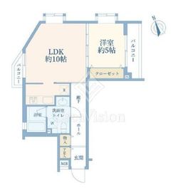 ビット渋谷常磐松 3階 間取り図
