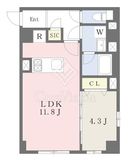 グランジット本郷壱岐坂 1階 間取り図