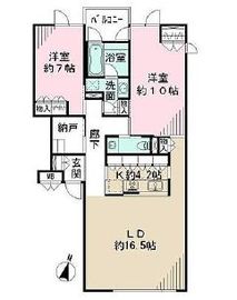 ザ・テート池田山 002 間取り図