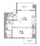 グランデュール2関内 401 間取り図