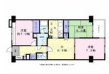 クリエート綱島 4階 間取り図
