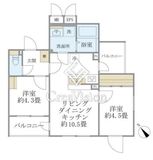 EXAM AKASAKA 202 間取り図