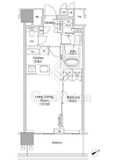 ＪＩＹＵＧＡＯＫＡ　ＭＵＳＥ　ＳＱＵＡＲＥ　ＴＨＥ　ＲＥＳＩＤＥＮＣＥ 9階 間取り図
