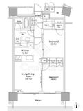 ＪＩＹＵＧＡＯＫＡ　ＭＵＳＥ　ＳＱＵＡＲＥ　ＴＨＥ　ＲＥＳＩＤＥＮＣＥ 11階 間取り図