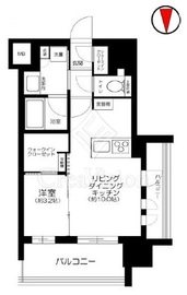 デュオヴェール赤羽 5階 間取り図