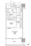 ＪＩＹＵＧＡＯＫＡ　ＭＵＳＥ　ＳＱＵＡＲＥ　ＴＨＥ　ＲＥＳＩＤＥＮＣＥ 8階 間取り図