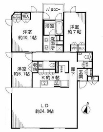 ザ・テート池田山 003 間取り図