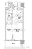 ＪＩＹＵＧＡＯＫＡ　ＭＵＳＥ　ＳＱＵＡＲＥ　ＴＨＥ　ＲＥＳＩＤＥＮＣＥ 14階 間取り図