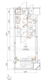 ガリシア銀座イースト 7階 間取り図