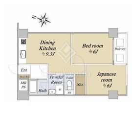 ライオンズマンション都立大学 2階 間取り図