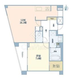 グランドメゾン都立大学 2階 間取り図