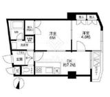 セザール代々木公園 3階 間取り図