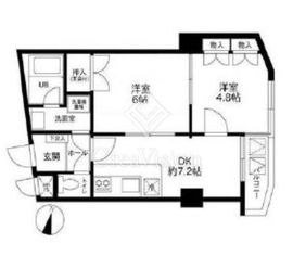 セザール代々木公園 3階 間取り図