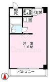 新宿御苑前マンション 3階 間取り図