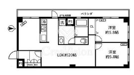 四谷軒第5経堂シティコーポ 3階 間取り図