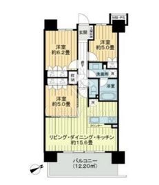 ライオンズ茅ヶ崎ザ・アイランズ 13階 間取り図