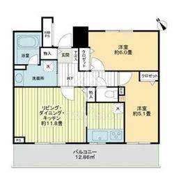 ライオンズマンション目白 13階 間取り図