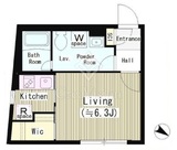 Ｂｒａｎｃｈｅ学芸大学Ⅲ 204 間取り図
