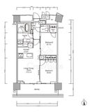 ＪＩＹＵＧＡＯＫＡ　ＭＵＳＥ　ＳＱＵＡＲＥ　ＴＨＥ　ＲＥＳＩＤＥＮＣＥ 10階 間取り図