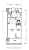 ＪＩＹＵＧＡＯＫＡ　ＭＵＳＥ　ＳＱＵＡＲＥ　ＴＨＥ　ＲＥＳＩＤＥＮＣＥ 8階 間取り図