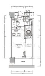 ＪＩＹＵＧＡＯＫＡ　ＭＵＳＥ　ＳＱＵＡＲＥ　ＴＨＥ　ＲＥＳＩＤＥＮＣＥ 11階 間取り図
