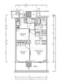 ＪＩＹＵＧＡＯＫＡ　ＭＵＳＥ　ＳＱＵＡＲＥ　ＴＨＥ　ＲＥＳＩＤＥＮＣＥ 10階 間取り図