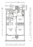 ＪＩＹＵＧＡＯＫＡ　ＭＵＳＥ　ＳＱＵＡＲＥ　ＴＨＥ　ＲＥＳＩＤＥＮＣＥ 13階 間取り図