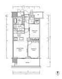 ＪＩＹＵＧＡＯＫＡ　ＭＵＳＥ　ＳＱＵＡＲＥ　ＴＨＥ　ＲＥＳＩＤＥＮＣＥ 8階 間取り図