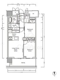 ＪＩＹＵＧＡＯＫＡ　ＭＵＳＥ　ＳＱＵＡＲＥ　ＴＨＥ　ＲＥＳＩＤＥＮＣＥ 11階 間取り図