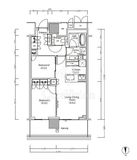 ＪＩＹＵＧＡＯＫＡ　ＭＵＳＥ　ＳＱＵＡＲＥ　ＴＨＥ　ＲＥＳＩＤＥＮＣＥ 11階 間取り図