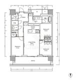 ＪＩＹＵＧＡＯＫＡ　ＭＵＳＥ　ＳＱＵＡＲＥ　ＴＨＥ　ＲＥＳＩＤＥＮＣＥ 10階 間取り図