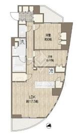 プラウド渋谷東 6階 間取り図