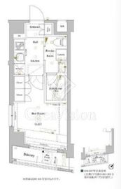 アクサス西新宿アジールコート 5階 間取り図