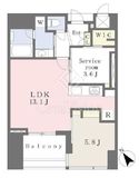 レジデンシア春日安藤坂 1階 間取り図