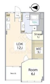 麻布十番中央マンション 9階 間取り図