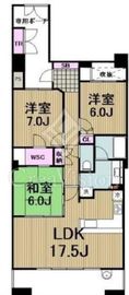 ライオンズ港北ニュータウンステーションレジデンス 9階 間取り図