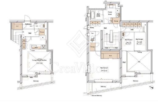 ブランシエスタ目黒中央町 602 間取り図