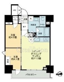 ザ・ライオンズフォーシア鶴見 1001 間取り図
