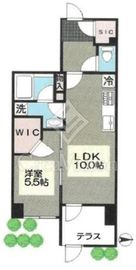 ブリリア一之江 1階 間取り図