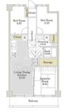 アーバンパーク常盤台公園 D616 間取り図