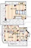 マンションセントポール 6階 間取り図