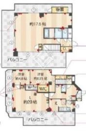 マンションセントポール 6階 間取り図