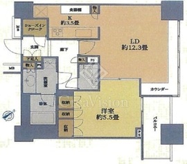 プライマリーナ山下公園グレーシアタワー 13階 間取り図