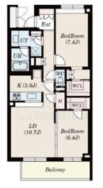 S-FORT横浜青葉台 5階 間取り図