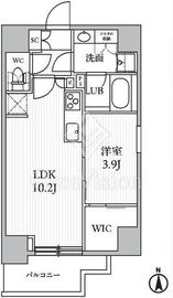シーズンフラッツ滝野川 302 間取り図