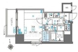 ZOOM東新宿 12階 間取り図