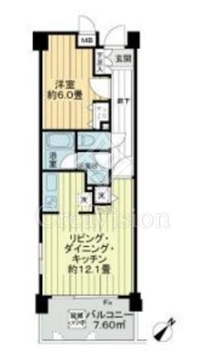 パレミーユガーデンズ 2階 間取り図